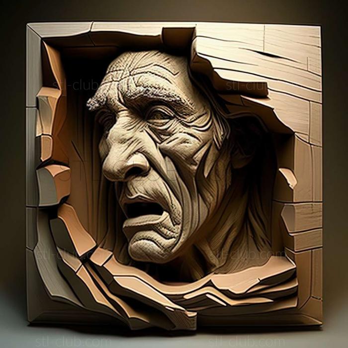 3D модель Тони Абейта, американский художник (STL)
